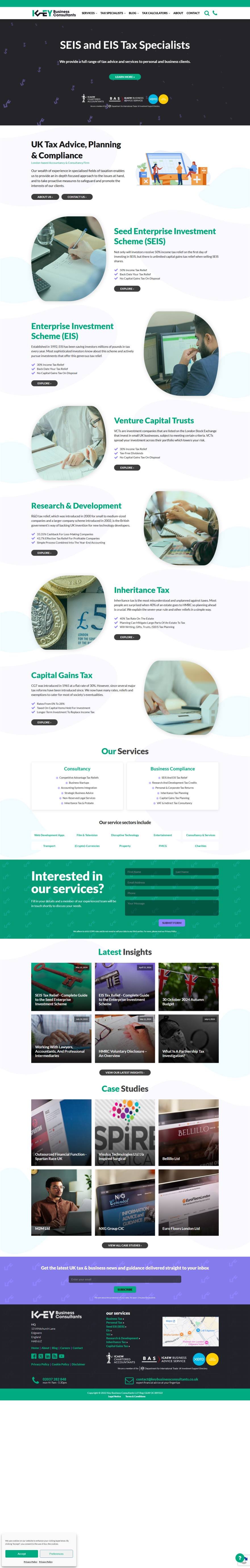 Key Business Consultants — Services Site